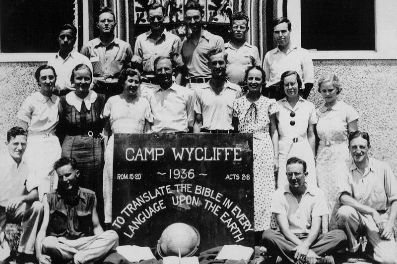 studentský sbor pro Camp Wycliffe 1936